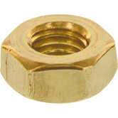 Sechskantmuttern 0,8 d Messing blank DIN 934 