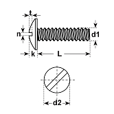 Becherschrauben PA 6.6 weiss 
