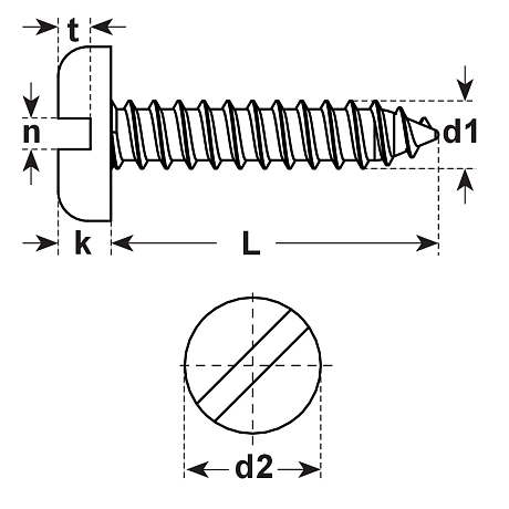Viti autofilettanti INOX A2 DIN 7971-C [SimilarCatItems.CatItem.ArtName2]