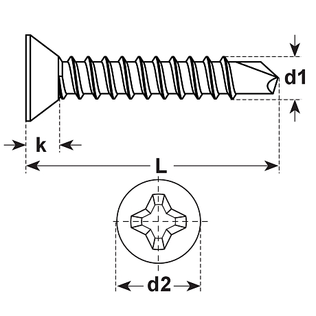 Viti autoperforante INOX A2 DIN 7504 O (P) [SimilarCatItems.CatItem.ArtName2]
