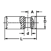 Boulon à filetage transversal RAMPA® Q acier Zb 
