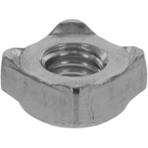 Dadi quadri a saldare. acciaio nudo DIN 928 