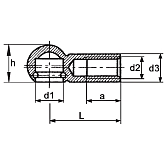 Tazze a sfera in acciaio ZB DIN 71805 