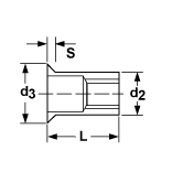 Blindnietmuttern FIXI kl. SK Rundschaft g. INOX A2 