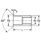 Einnietmuttern FAR® FTR Stahl gelb 