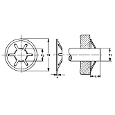 Dischi a serraggio rapido in FM HRc 47-52 ZN 