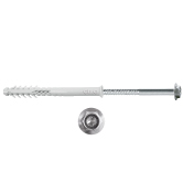 Cheville HBR SSKS pour fixation de cadre sur blocs  creux zingué-bleu