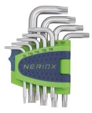 Set di chiavi per perni angolari NERIOX per TORX 