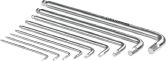 6 set di chiavi esalobate SISTEMA MK INOX 