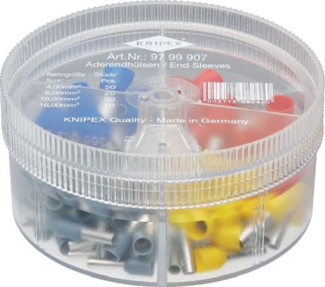 Assortimento di ghiere KNIPEX 100 pz. Assortito [SimilarCatItems.CatItem.ArtName2]