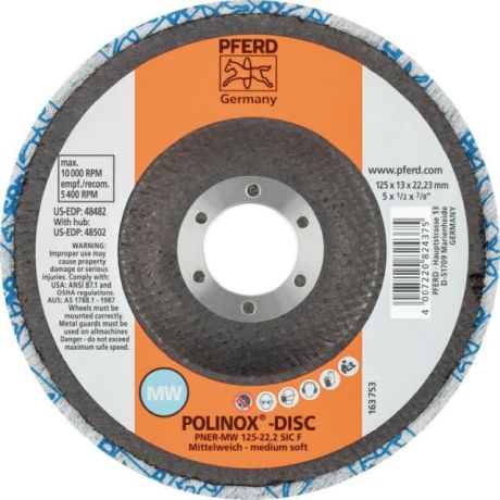 Disque abrasif compact en non-tissé PFERD POLINOX [SimilarCatItems.CatItem.ArtName2]