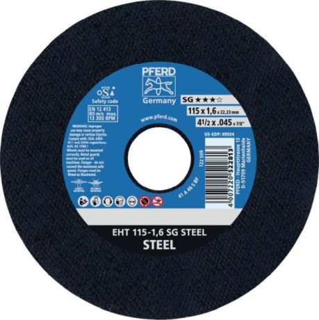 Trennscheibe PFERD EHT SG STEEL [SimilarCatItems.CatItem.ArtName2]