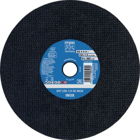 Disque à tronçonner PFERD EHT SG INOX [SimilarCatItems.CatItem.ArtName2]