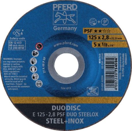 Trenn- und Schruppscheibe PFERD DUODISC® INOX DUO [SimilarCatItems.CatItem.ArtName2]