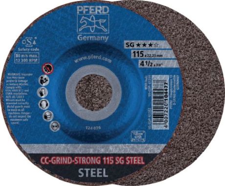 Schleif-/Schruppscheibe PFERD SG STEEL [SimilarCatItems.CatItem.ArtName2]