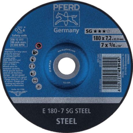 Disque à ébarber pour acier PFERD R SG [SimilarCatItems.CatItem.ArtName2]