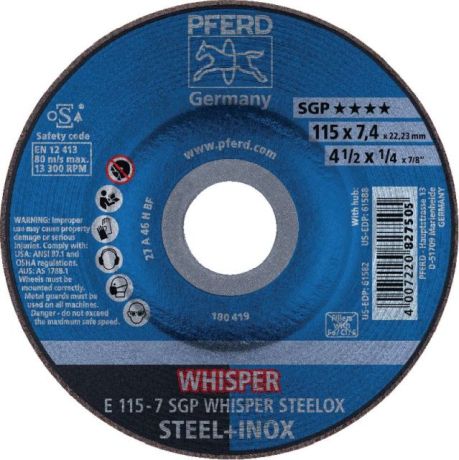 Schruppscheibe PFERD H SGP-WHISPER [SimilarCatItems.CatItem.ArtName2]
