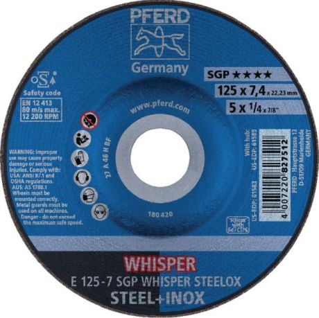Schruppscheibe PFERD H SGP-WHISPER [SimilarCatItems.CatItem.ArtName2]