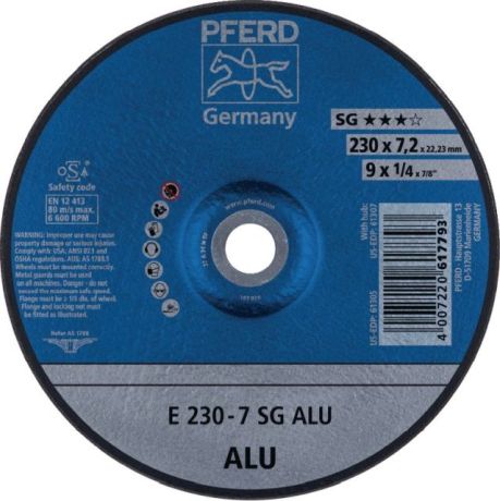 Schruppscheibe PFERD SG ALU [SimilarCatItems.CatItem.ArtName2]
