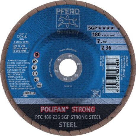 Fächerschleifscheibe POLIFAN® SGP ZIRKON-STRONG [SimilarCatItems.CatItem.ArtName2]
