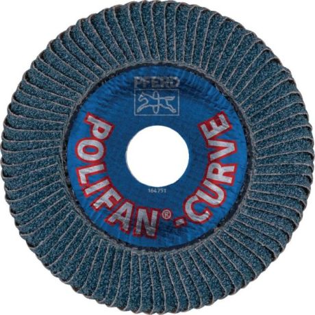 Disque à lamelles PFERD POLIFAN® SGP CURVE STEELOX [SimilarCatItems.CatItem.ArtName2]