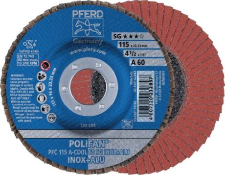 Fächerschleifscheibe PFERD POLIFAN® A-COOL SG INOX [SimilarCatItems.CatItem.ArtName2]