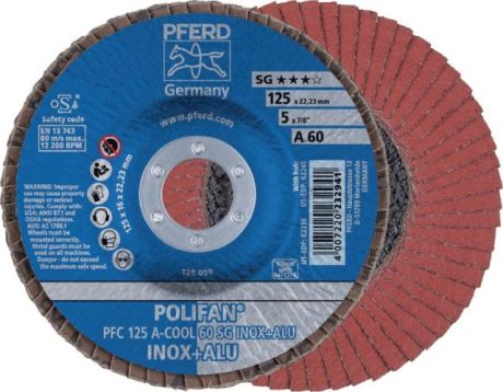 Fächerschleifscheibe PFERD POLIFAN® A-COOL SG INOX [SimilarCatItems.CatItem.ArtName2]