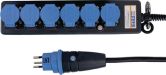 Bâti de prises industriel STEFFEN 5m 6 x T13 IP55 