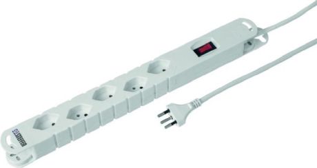 Steckdosenleiste VARIABL 13 mit Schalter weiss [SimilarCatItems.CatItem.ArtName2]