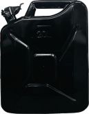 Bidon d'essence modèle armée noir 