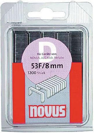 Agrafes à fil plat NOVUS type 53 F en sachet trans [SimilarCatItems.CatItem.ArtName2]