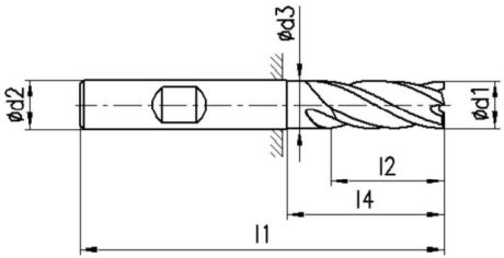 FRANKEN Fresa angolare HSS 1306 DIN 844L HSS-Co8 [SimilarCatItems.CatItem.ArtName2]