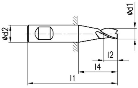 FRANKEN Fresa per angoli/scanalature 2316 HSS-Co8 [SimilarCatItems.CatItem.ArtName2]