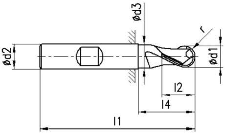 FRANKEN Fresa a raggio 3278C TiCN HSS-Co8 [SimilarCatItems.CatItem.ArtName2]