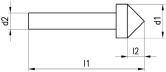 PFERD HM-Minifrässtift KSJ 3 Z5 