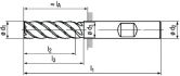 Fresa in metallo duro FRANKEN TiNox-Cut2537TZ TIN/ 