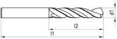Spiralbohrer WALTER TITEX A1544 VA HSS-E DIN 340 