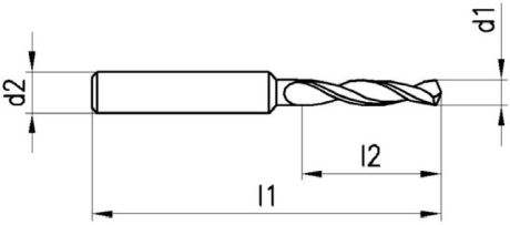 Mikrobohrer VHM: ISO K