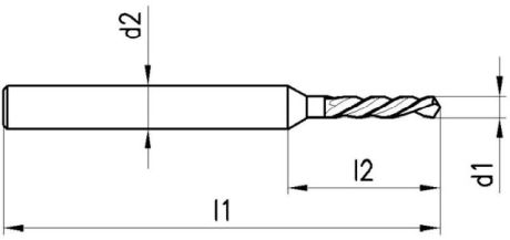 Bohren VHM 5xD: ISO Uni