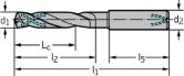 VHM-Spiralbohrer WALTER DC150 Per 3xD IK DIN 6537K 