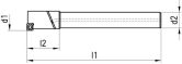 Alesatore con inserto indexabile INT-CT CT49031 Ga 