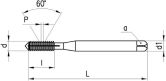Taraud par déformation DC FS380VS-5 HSSE M VS 4HX 
