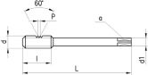 Rubinetto DC H420VH-4 HSSE-PM MF DIN 376 