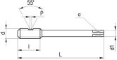 Rubinetto DC N460-3 HSSE G DIN 5156