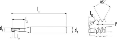 VHM-Zirkular-Bohrgewindefräser DC ZBGF6065VS [SimilarCatItems.CatItem.ArtName2]