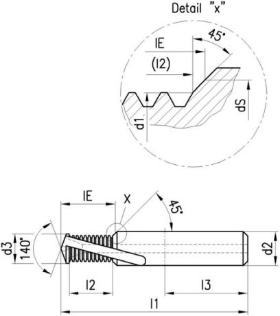 VHM-Bohrgewindefräser EMUGE G320 M TiCN oh Fläche [SimilarCatItems.CatItem.ArtName2]