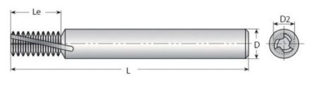 VHM-Gewindefräser VARDEX M ISO-Gewinde aussen 2xd [SimilarCatItems.CatItem.ArtName2]