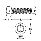 Vis de sécurité Verbus Ripp® Zb W 158.12 