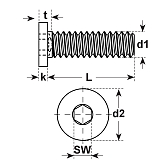 Zylinderschrauben I-6-Kt. Stahl vz 10.9 