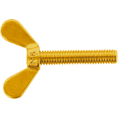 Vis à ailettes laiton clair DIN 316 